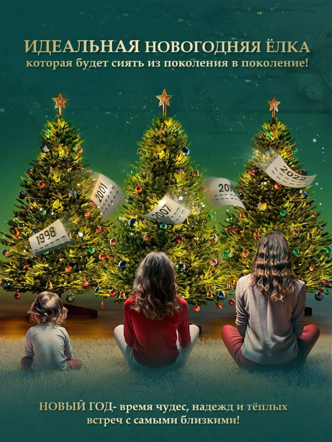 Ель искусственная Царь Елка Лесная 230 см